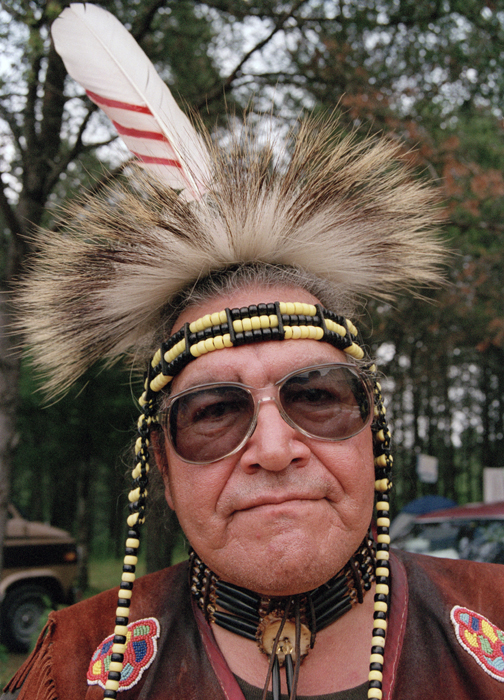 American Indian on a Pow Wow